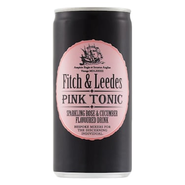 Fitch And Leedes Pink Tonic Sparkling Rose And Cucumber Drink 200Ml