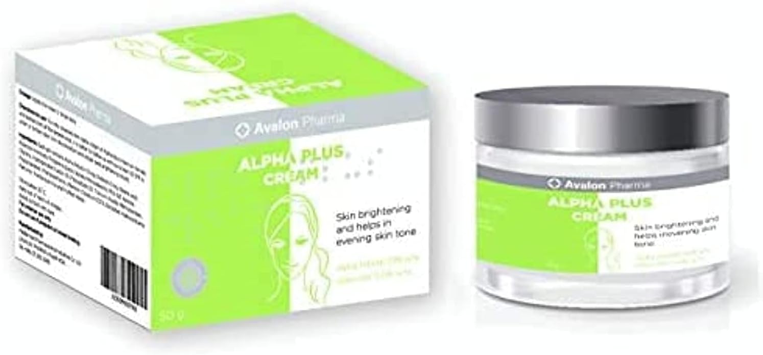 Avalon Pharma Alpha Plus Cream For Skin Brightening Jar (50gm)