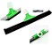 Lavish [ 1-Unit ] Heavy Duty Metal Blade Floor Wiper With Handle, Green