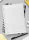 Lowha Spiral Notebook With 60 Sheets And Hard Paper Covers With Polygonal Style Design, For Jotting Notes And Reminders, For Work, University, School