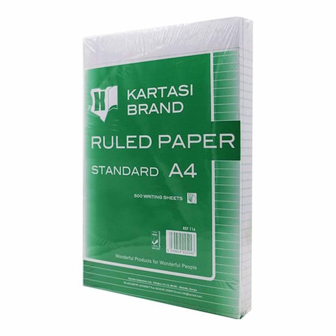 KARTASI STANDARD RULED PAPER