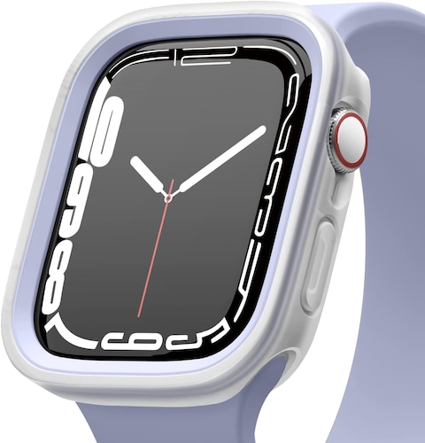 Elago Duo for Apple Watch Series 8/7 (41mm), Series 6/SE/5/4 (40mm) cover case - Clear Purple