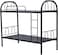 GALAXY DESIGN FURNITURE Heavy Duty Round Metal Bunk Bed Black Colour Single Size L x W x H 190 x 90 x 180 cm Model GDF BB19090.No Installation included No Warranty.