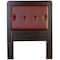 King Koil New York 6 Head Board KKNY06BCR2 Black Cherry Red 100cm