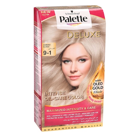 Palette Delux 9-1 Diamond Intense Oil Care Hair Color Cream 50ml