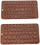 Generic Silicone Letter Mold And Number Chocolate Molds Ton Silicone Alphabet And Number Cake Baking Mold Chocolate Ice Tray Embosser Cutter 3D Non-Stick Mold