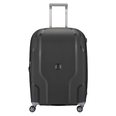 Delsey Clavel 4 Wheel Hard Trolley  Large 83cm Black