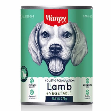 WANPY CANNED DOG FOOD LAMB&amp;VEG375G