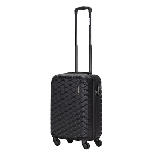 Single Hardside Spinner ABS Trolley Luggage With Number Lock 20 Inches
