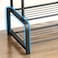 Generic Garment Rack Double Rod Heavy Duty Free-Standing Clothes Rack Multi-Functional Bedroom Hangers Clothing Hanging Stand Organizer Storage Rack With Shoe Shelves, Wheels (48'' Width, Black)