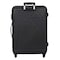 Verona Spinner Texture Suitcase Black 76cm