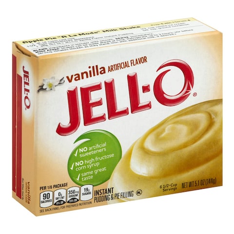 Jell-O Instant Vanilla Pudding And Pie Filling 144g
