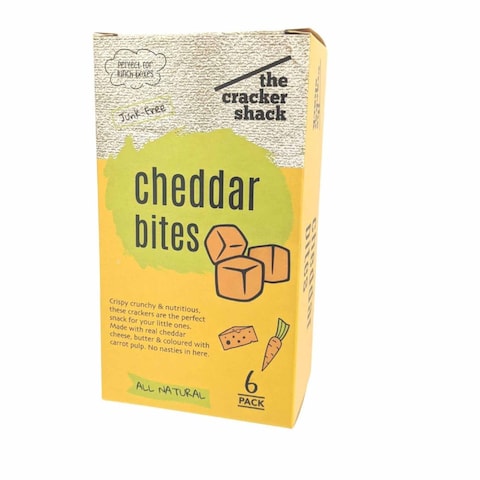 The Cracker Shack Cheddar Crackers 30g x 6 Pieces