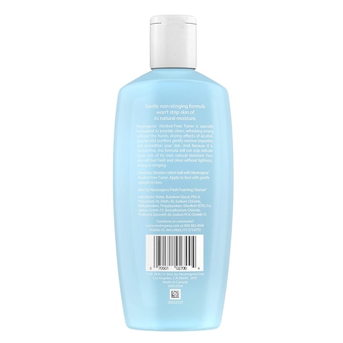 NEUTROGENA ALCOHOL FREE TONER 250ML