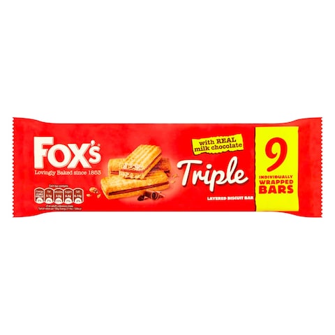 Fox&#39;s Triple Biscuit Bar 171g