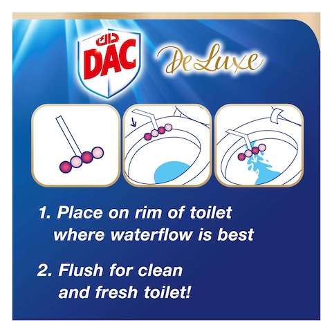 Dac Deluxe Delicate Magnolia Toilet Rim Block 150g