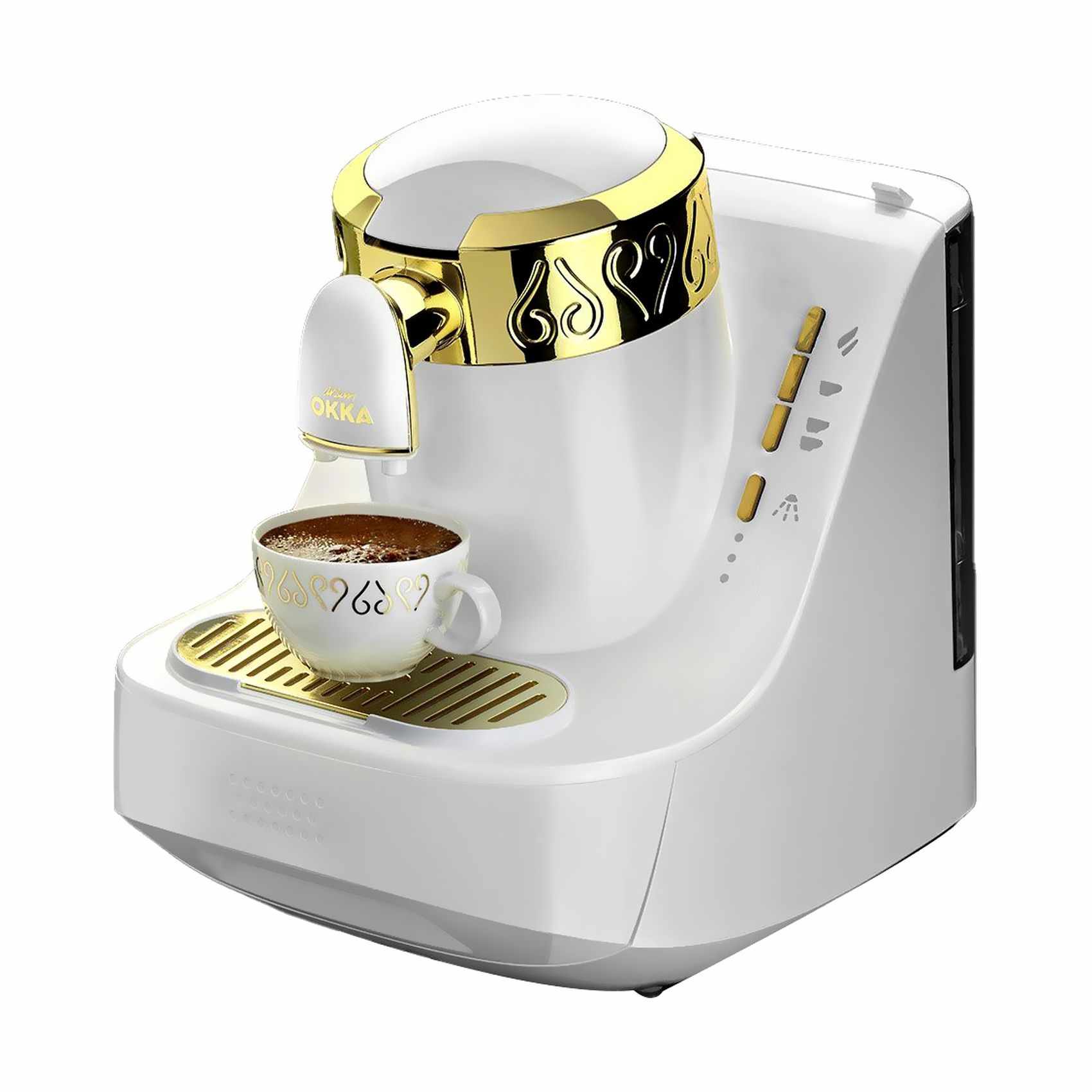 Arzum Ok008b Okka Turkish Coffee Maker White/gold