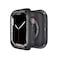 Waterproof Protective Case Cover For Apple Watch 45mm Black