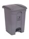 Almufarrej Trash Can With Lid Light Grey