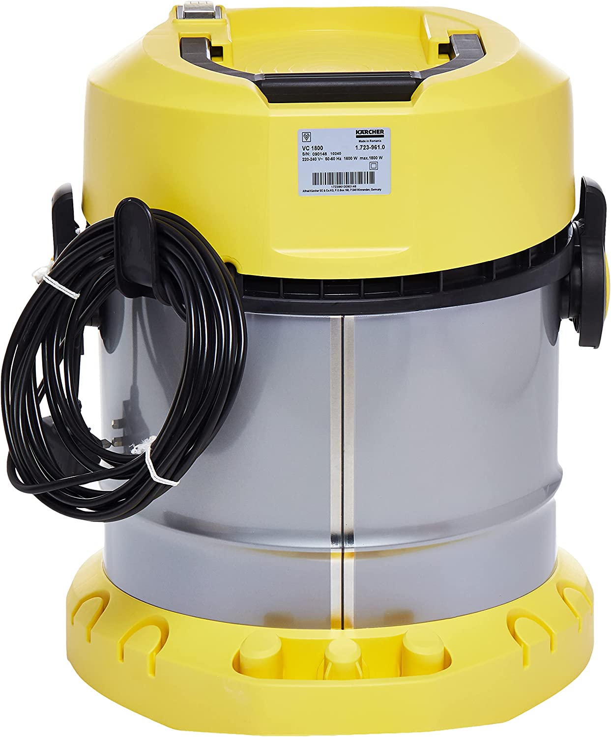Karcher Multi-Purpose Vacuum Cleaner, 1800 W, Vc.1800, Yellow, 1.723-961.0