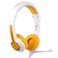 BuddyPhones - School Plus Kids Headphones - High Performance Beam Mic, Detachable BuddyCable for Sharing, Foldable &amp; Cushioned Headband (&Yacute;ellow)