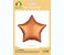 Party Time 1pc 18" Matte Bronze Star Shaped Foil Mylar Balloons For Mother's Day, Wedding Decoration &amp; Engagement - Birthday Party Supplies