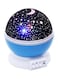 Generic Star Light Rotating Projector Lamp Blue 12X12X13.5Centimeter
