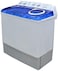 Sharp 12Kg Twin Tub AeroJet Top Load Spin/Dry Semi Automatic Washing Machine, White/Blue With Upward Pump ES-T127AP-Z
