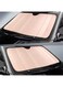 Car Sushade Foldable Reflective Car Windshield Sunshade Pink
