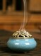 Generic Portable Ceramic Stoneware Incense Burner Blue 10 x 7.2centimeter