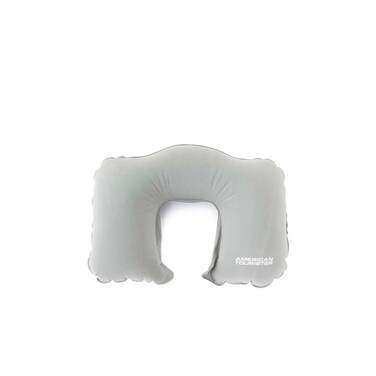 American Tourister Inflatable Travel Pillow Grey