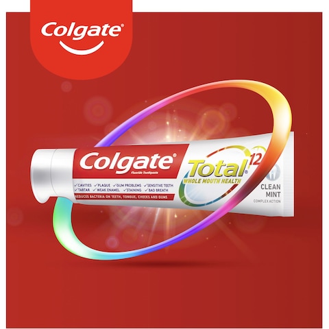 Colgate Total 12 Hour Protection Clean Mint Toothpaste 150ml