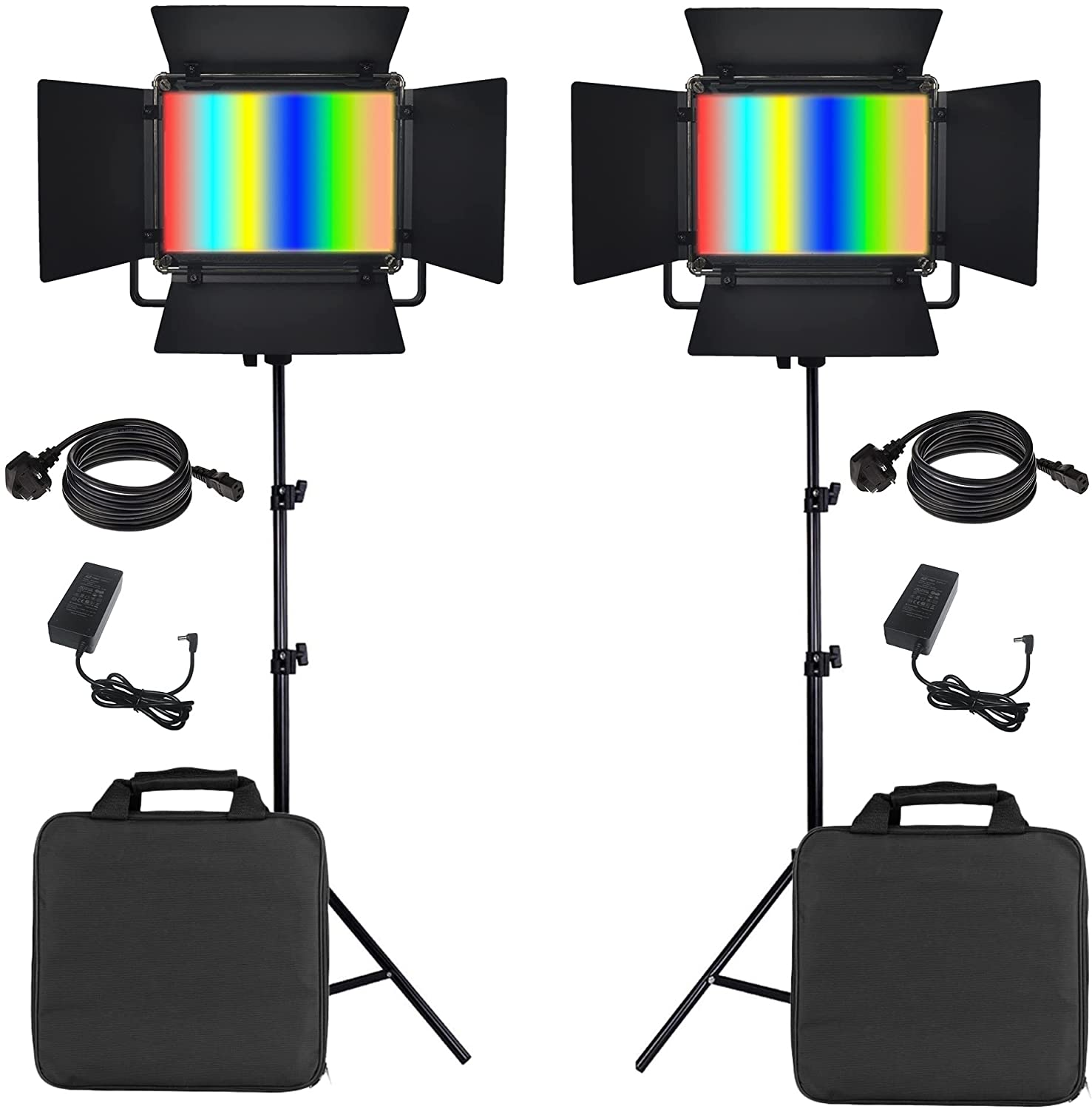 Coopic Coopic Copic rgb-216 2-pack Led Video Light With 200cm Stand