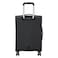 Delsey Pin Up 4 Wheel Luggage Soft Trolley Black 55cm