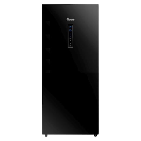 ديب فريزر يونيون اير UF205BG1NC10 نوفروست ديجيتال - 5 درج - أسود