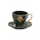 Nordic Luxury Coffee Cup And Saucer Set With Gold Handel Porcelain Cappuccino Afternoon Tea Cup Tea Set With Gift Box