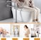 Handicap Rails, Grab Bar, Toilet Rail Bathroom Support for Elderly Bariatric Disabled, Stainless Steel, Safety Hand Railing Guard Frame Shower Assist Aid Handrails Hand Grips (Supports up to 200 kg)