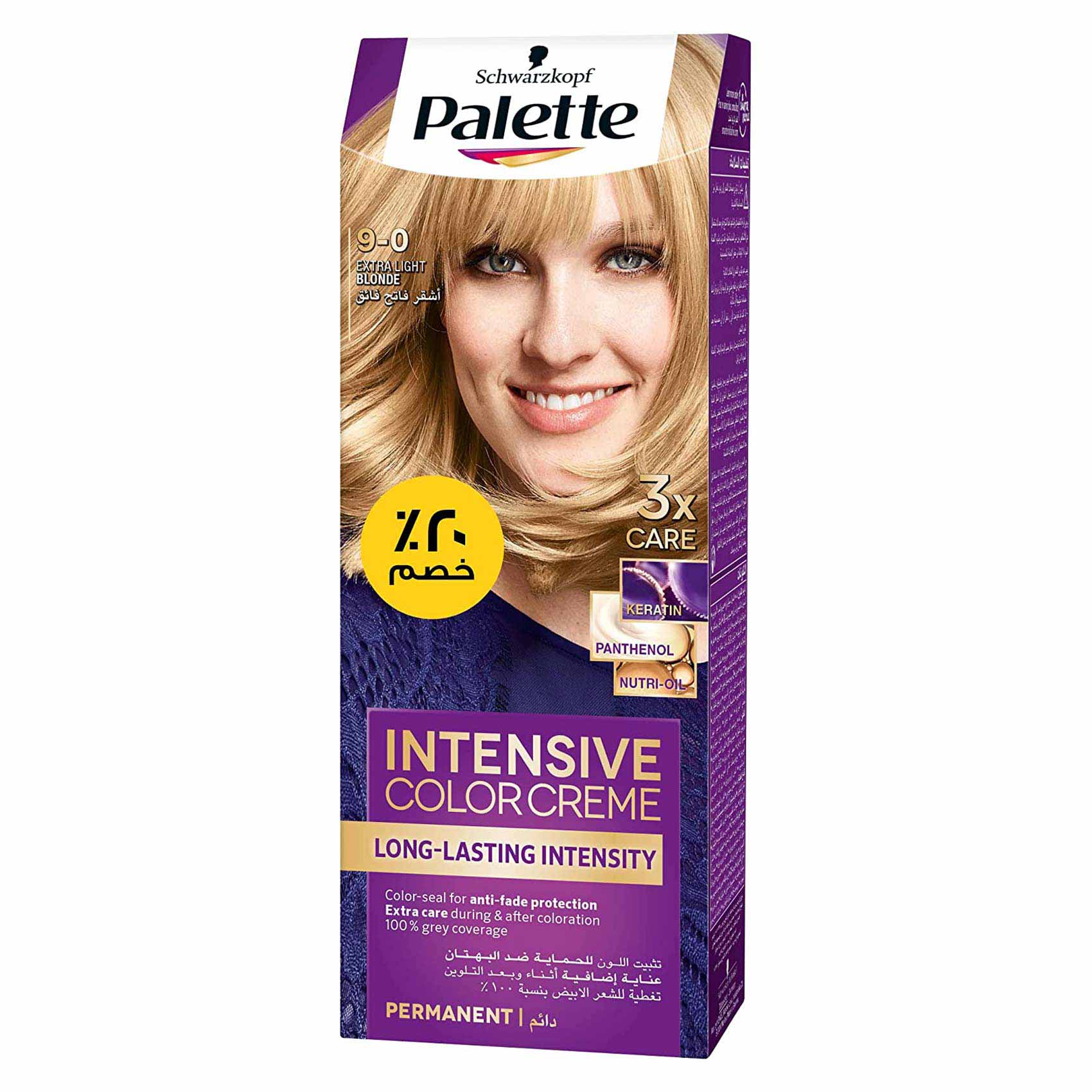 Schwarzkopf Palette Intensive Color Creme - 9-0 Extra Light Blonde