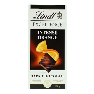 Lindt Excellence Intense Orange Dark Chocolate 100g