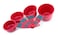 Cuisine Art Measuring Cup Set (Food Preparation In Short)-Red 4pcs (Al11007-Mrn)