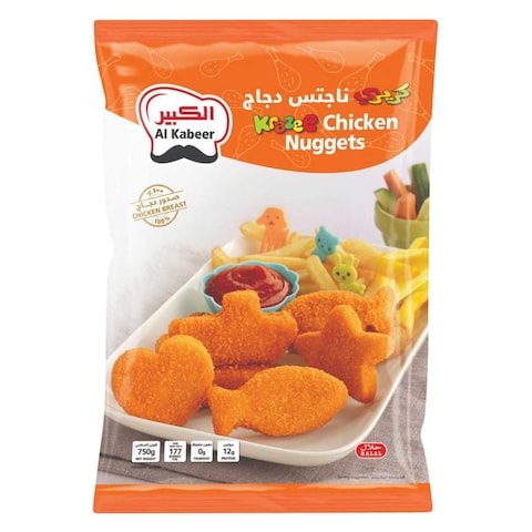 Buy Alkabeer Krazee Chicken Nuggets 750g in Saudi Arabia