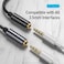 Baseus Type-C Male to 3.5mm Female Adapter L54 Cable Baseus L54 AudioAdapter USB-C+mini jack 3,5mm smartphone that does not have an AUX input earphone jack for earphones with USB-C connector Deep Grey