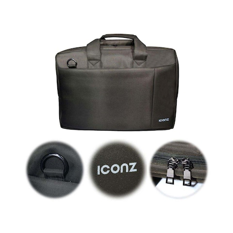 ICONZ 3043 Top Load Geneva Laptop Bag, 15.6 Inch - Kaki