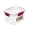 M Design Food Storage Box with Clips - 2.3 Liters - Red