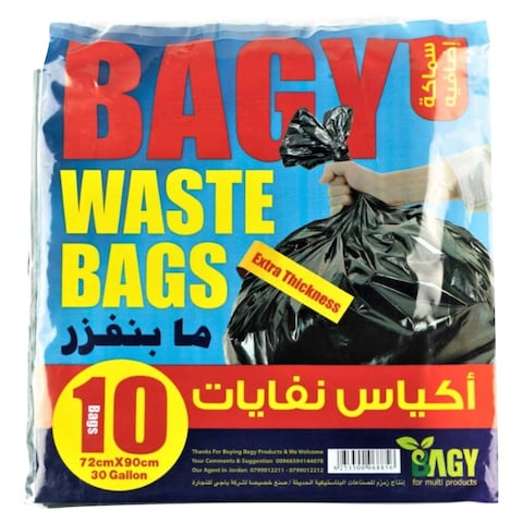 Bagy Trash Bag Mabnfazer 72x90 Cm 10 Count