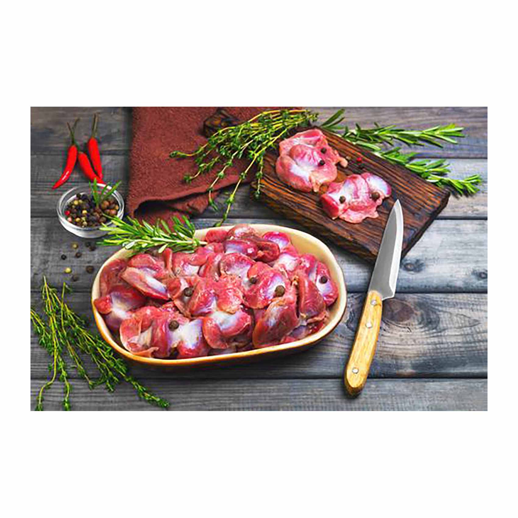 Buy Fresh Chicken Gizzard - 1Kg Online | Carrefour Egypt