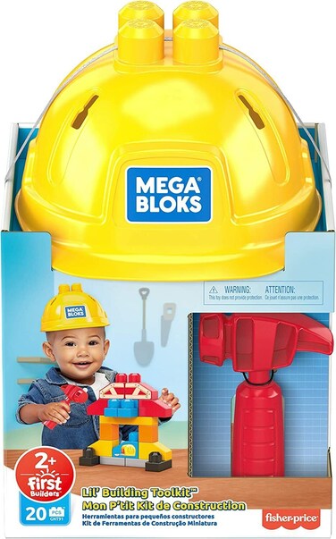 Lil&rsquo; Building Toolkit Preschool Building Set with Hammer