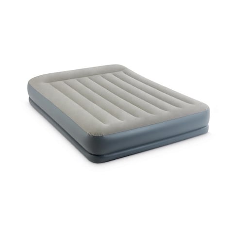 Intex Single Size Inflatable Mattress With Integrated Electric Pump