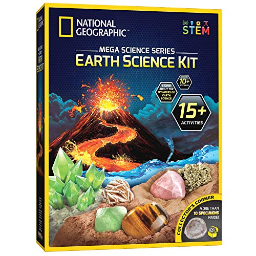 Buy NATIONAL GEOGRAPHIC Earth Science Kit - Mega Science Lab with Over ...