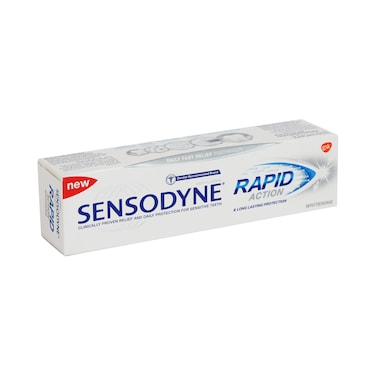 Sensodyne Toothpaste Rapid Action Whitening 75ml